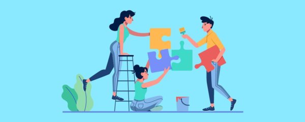 building a puzzle