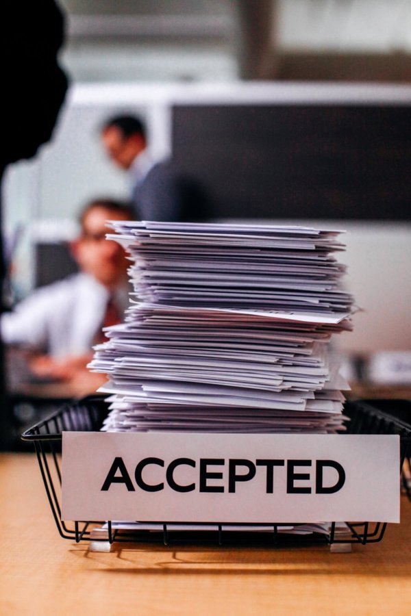 stack of files