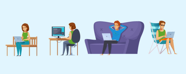 people on the sofa