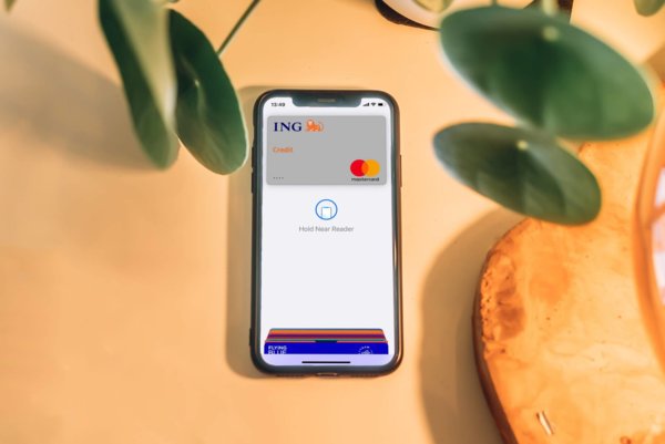 credit card on phone