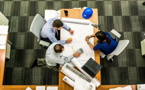 having a meeting