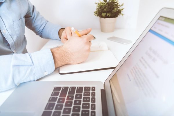 man on laptop
