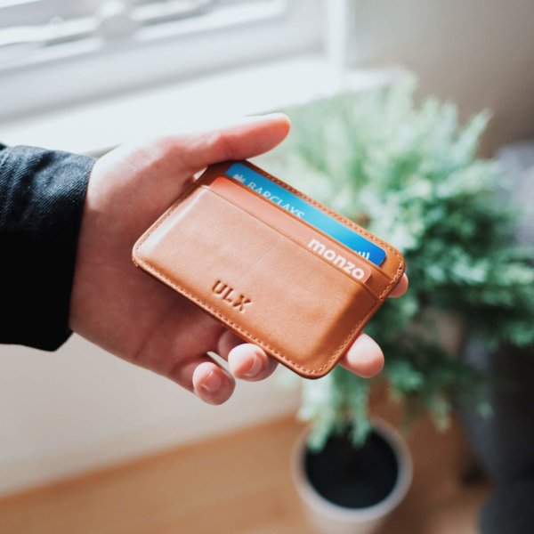 wallet with cards in it
