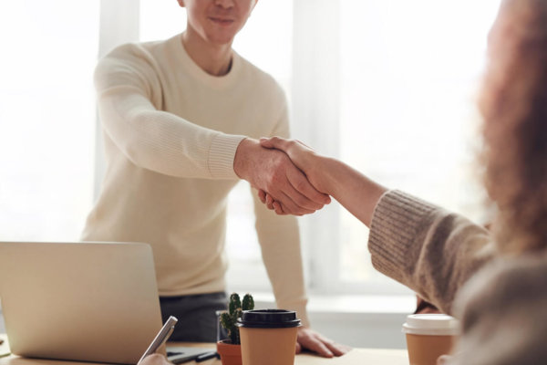 shaking hand