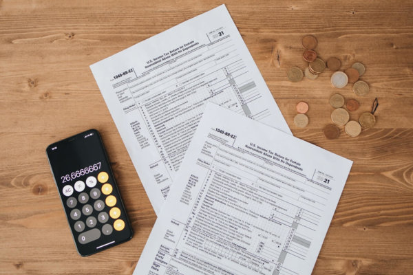 calculator and sheets