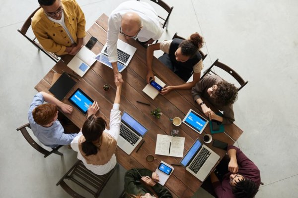 people around a table