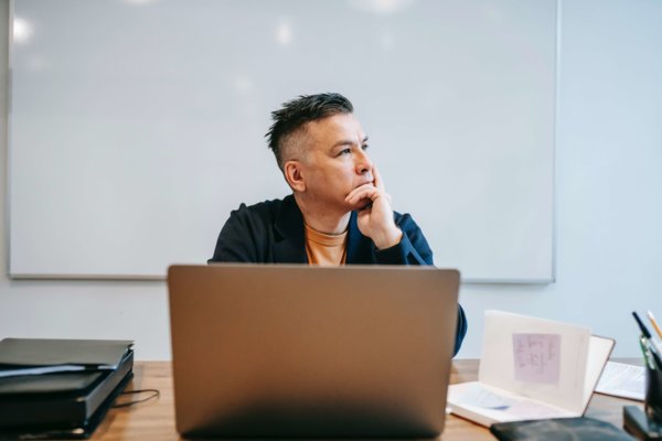 Photo Of Man In Deep Thought