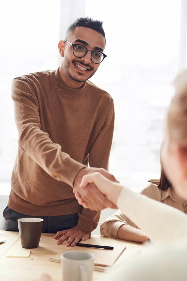 shaking hands