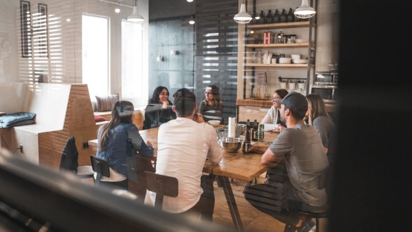 people in a meeting