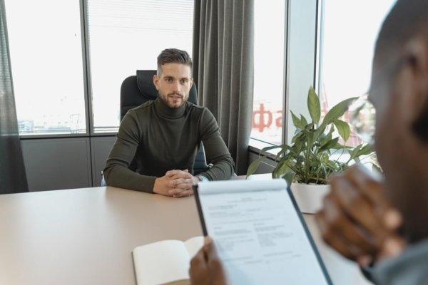 an interview