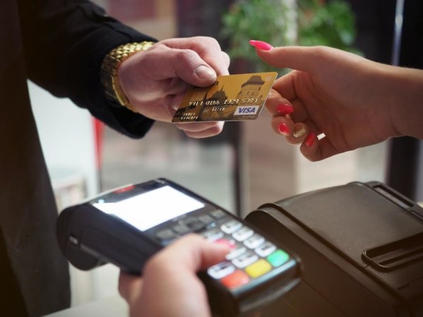 paying with card