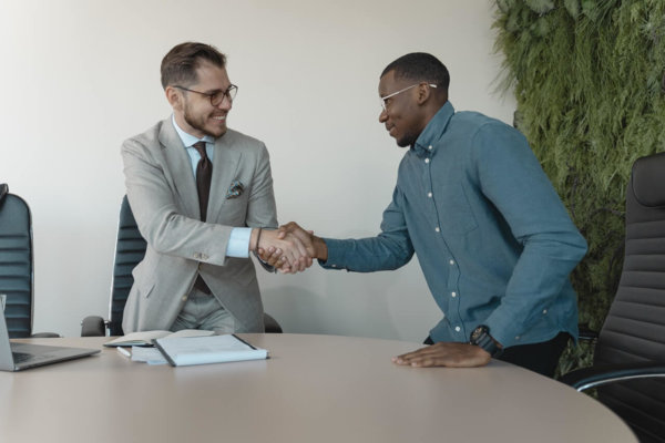 shaking hands