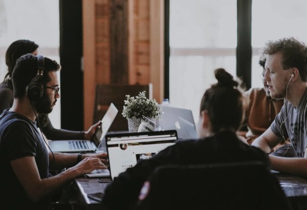 people in a meeting